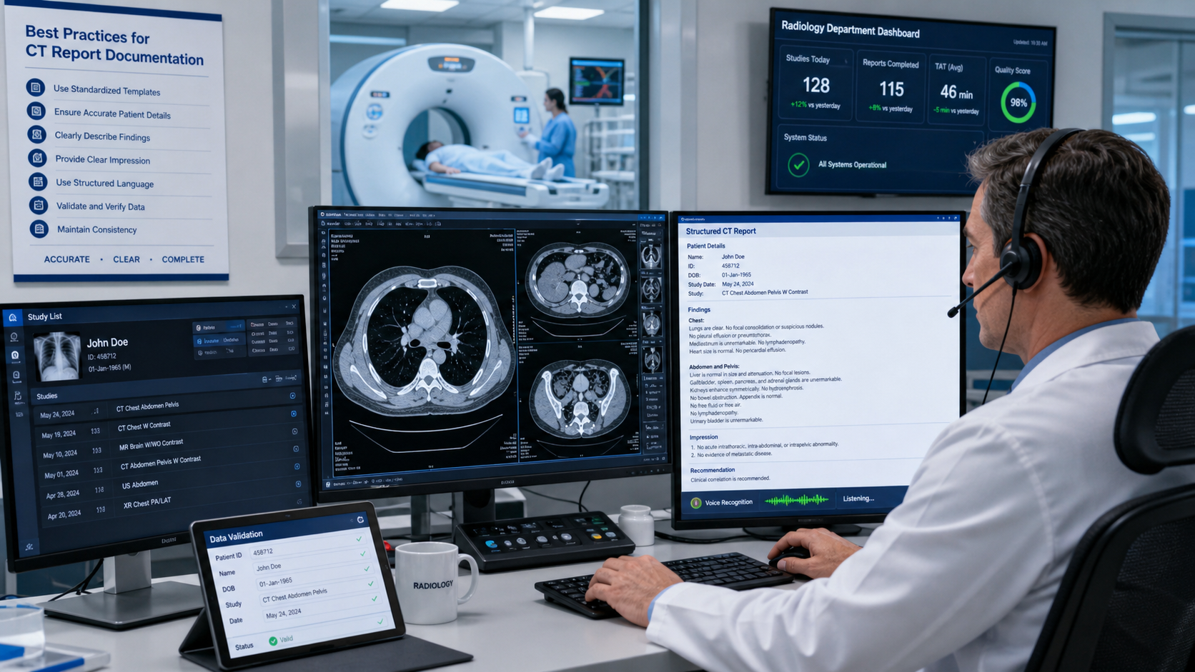CT Scan Report Documentation Best Practices Guide